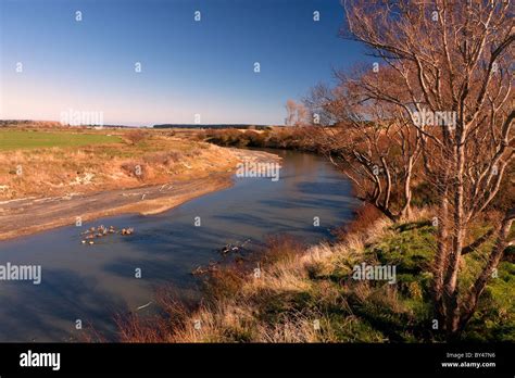 Whangaehu River New Zealand Stock Photo Alamy