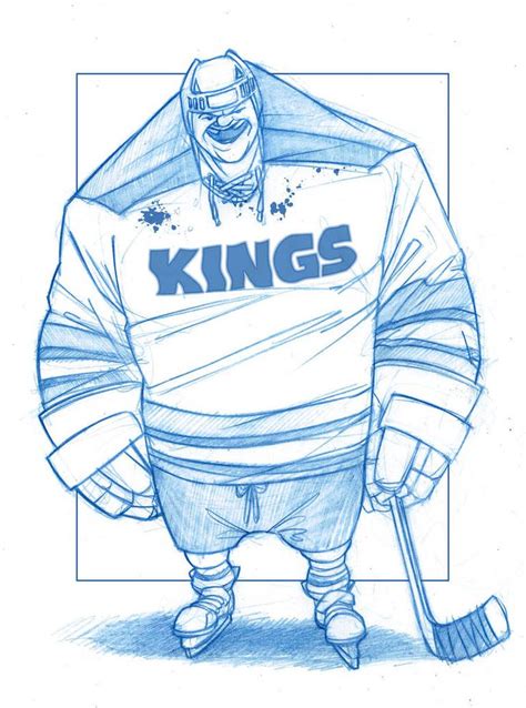 Hockey Enforcer by KingOlie | Cartoon character design, Character ...