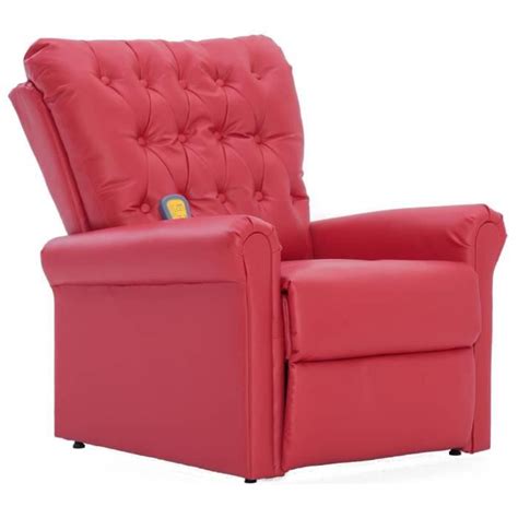 Omabeta Fauteuils Lectriques Fauteuil Inclinable De Massage Rouge