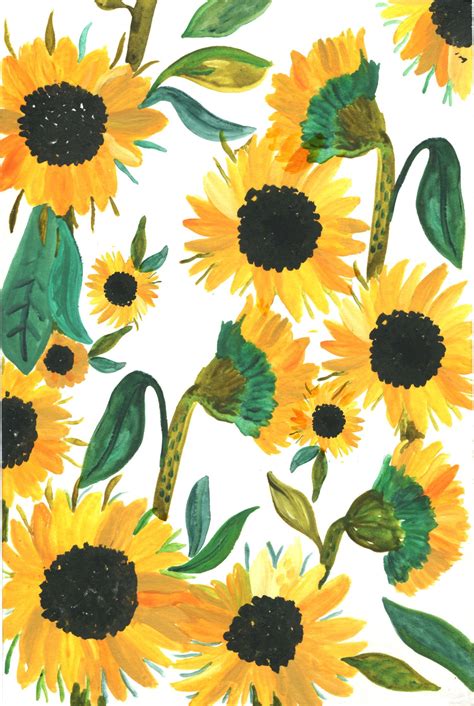 Sunflower Wallpaper Clipart