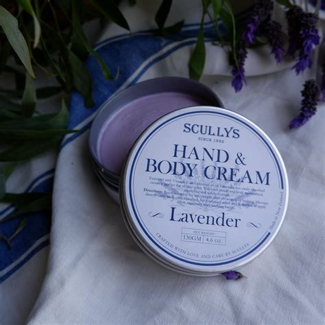 Lavender Hand And Body Cream 150gm Scullys Home And Beauty