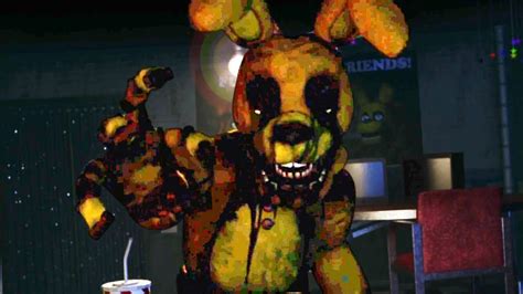 Terrifying Animatronic Hidden Behind Fredbears Walls Fnaf Five