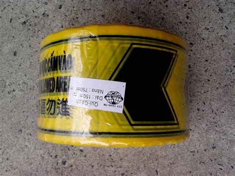 Barrier Tape, Black & Yellow – DELTA MATERIALS EQUIPMENT CO., LTD