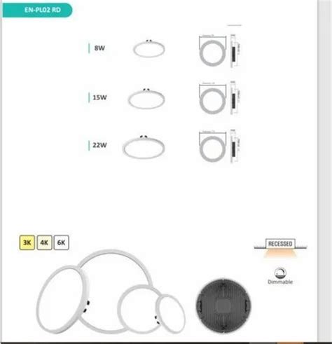 Enlighten Pro Round En Pl02 Rd Panel Lights For Standard At Best Price