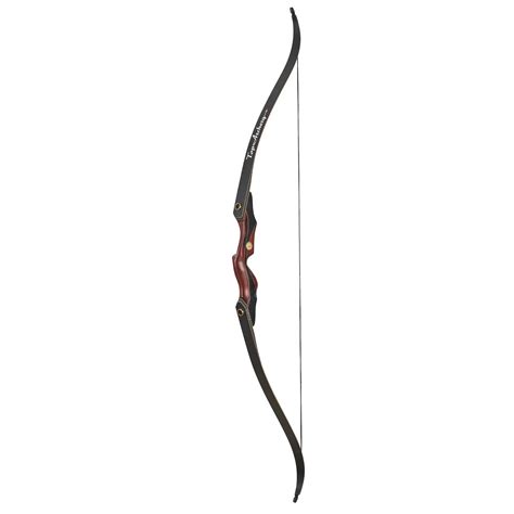archery  hunting recurve bow takedown wood laminated bow lh  lbs