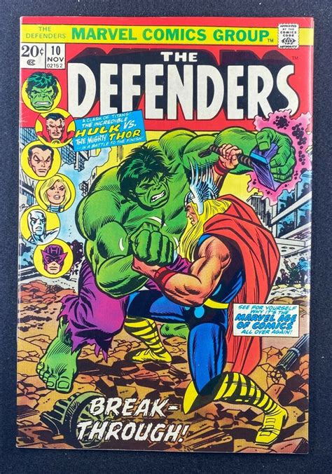 Defenders Vf Classic John Romita Thor Vs Hulk