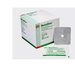 Curativo Para Traqueostomia Est Ril Absorvente Metalline X Cm Venosan