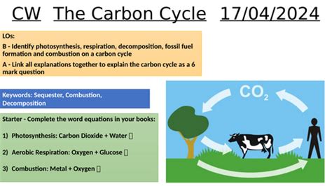 Carbon cycle and greenhouse effect KS3 | Teaching Resources