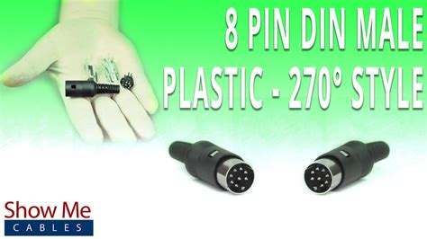 How To Install The 8 Pin DIN Male Connector 270 Degree Style