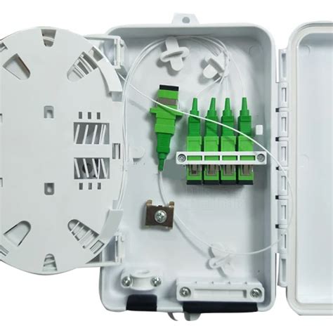 Wall Mount Outdoor 4 Cores Fiber Termination Box FTB FTTH Terminal