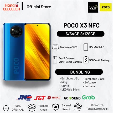 Jual Xiaomi POCO X3 NFC 8/128GB 6/64GB Garansi Resmi POCO Indonesia TAM ...