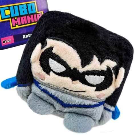 Nightwing Boneco de Pelúcia Cubo Mania Asa Noturna dc Comics no Shoptime