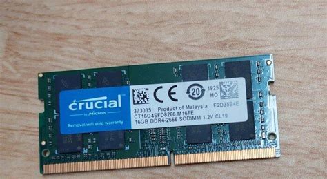 Crucial 美光DDR4 2666 16G 雙面顆粒 筆電 筆記型記憶體 16GB 露天市集 全台最大的網路購物市集