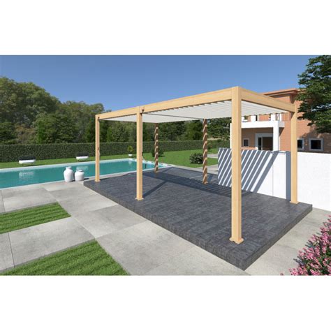 Pergola Bioclimatique Autoport E Ombr A En Aluminium X M