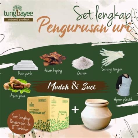 Set Lengkap Pengurusan Uri Tungbayee Shopee Malaysia