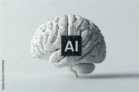 AI Brain Chip quantum confined stark effect laser. Artificial ...