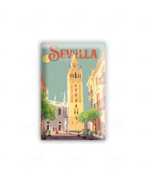 Magnet Seville Marcel Travel Posters