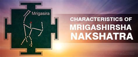 Mrigashirsha Nakshatra Characteristics Of Mrigashirsha Nakshatra