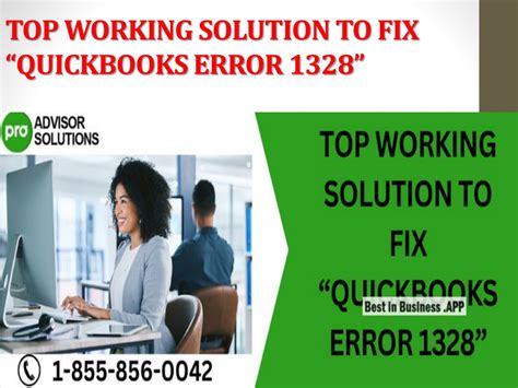 Ppt Top Working Solution To Fix Quickbooks Error Powerpoint