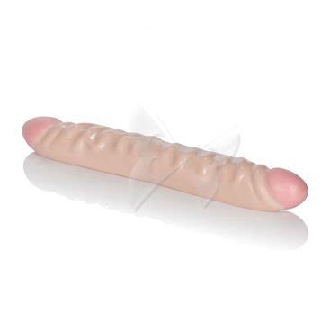 Ivory Duo Veined Double Dong Double Ended Dildos Sex Toys