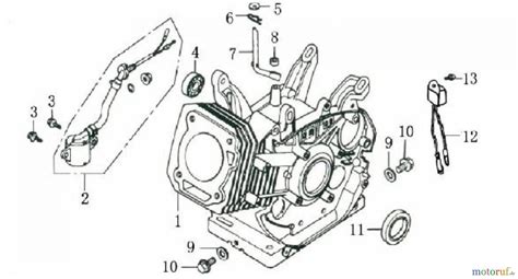 LONCIN Motoren G340F G340FD G390F G390FD G420F G420FD