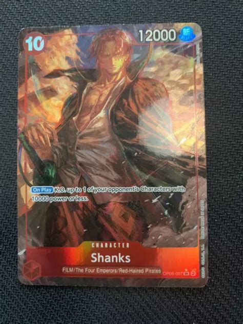 Shanks Op Sr Alt Art Wings Of The Captain One Piece Tcg