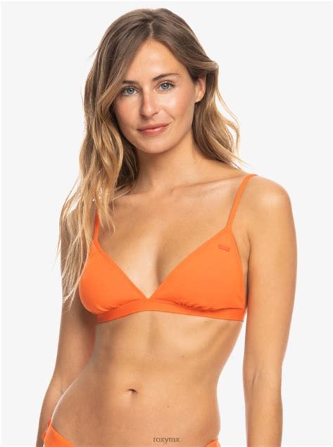 Roxy Mujer Top De Bikini De Tri Ngulo Cl Sico De Playa Xp