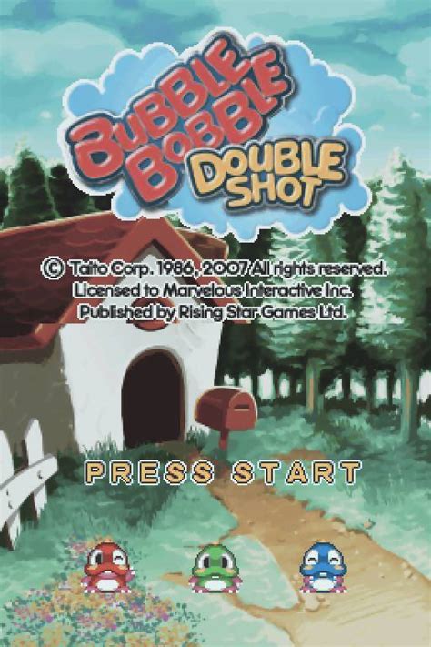 Bubble Bobble Double Shot User Screenshot For Ds Gamefaqs