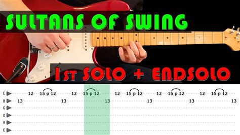 Sultans Of Swing Guitar Lesson St Solo Endsolo With Tabs Fast