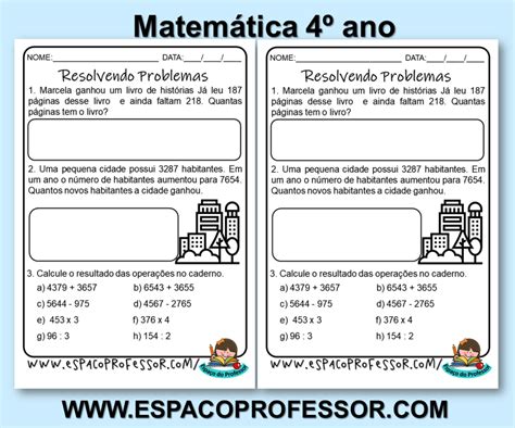 Atividades De Matem Tica Li O Ano Loja Atividades Suzano