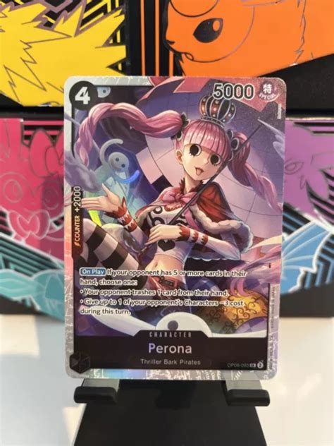 ONE PIECE WINGS Of The Captain Perona OP06 093 SR Anglais Super Rare