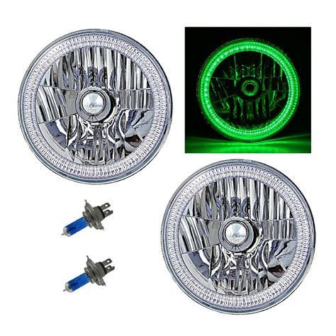 Smd Green Led Halo Angel Eye Headlamp Headlight Halogen Light Bulb