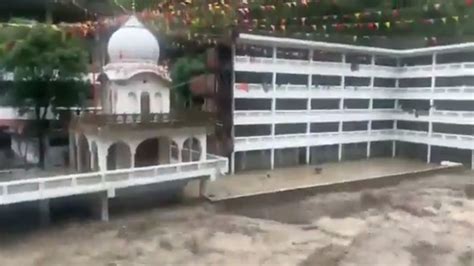 Himachal Pradesh Gurdwara Manikaran Sahib S Premises Flooded Amid