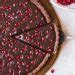 No Bake Chocolate Pomegranate Tart Gluten Free Paleo Vegan