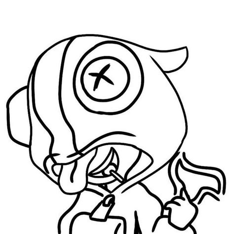 Brawl Stars Coloring Pages Leon