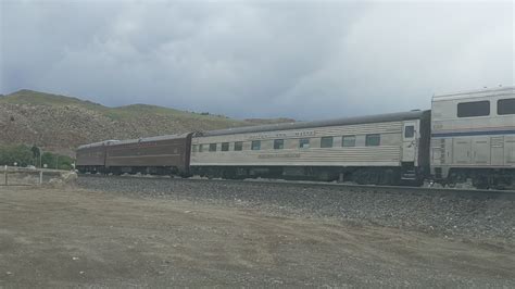 Amtrak Westbound California Zephyr With Private Cars Mogul NV 05 24