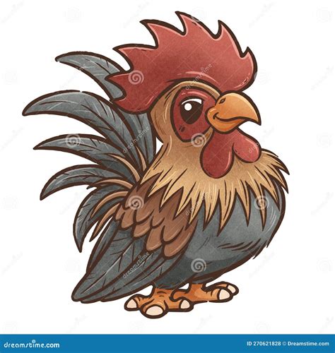 Rooster stock vector. Illustration of culture, pompous - 270621828