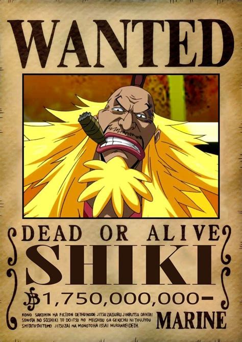 Pin Di One Piece Bounty Posters