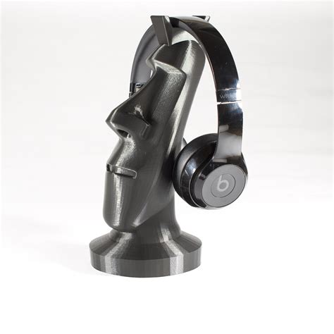 Moai Headphone Stand Moai Statue Headphones Holder 3d Etsy