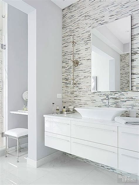 modern white master bathroom ideas - Dwana Ames