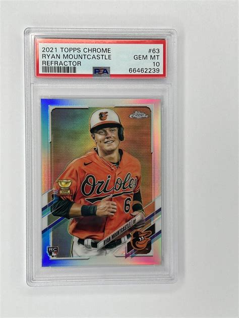 Topps Chrome Refractor Ryan Mountcastle Psa Gem Mt Rookie