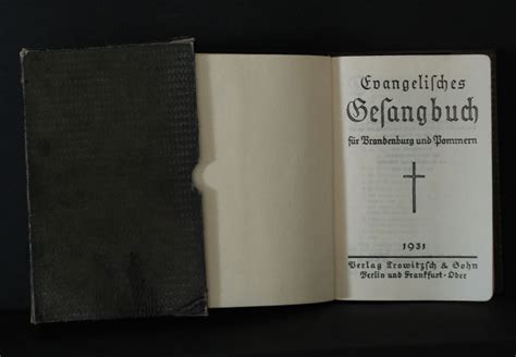 Evangelisches Gesangbuch F R Brandenburg Und Pommern Von