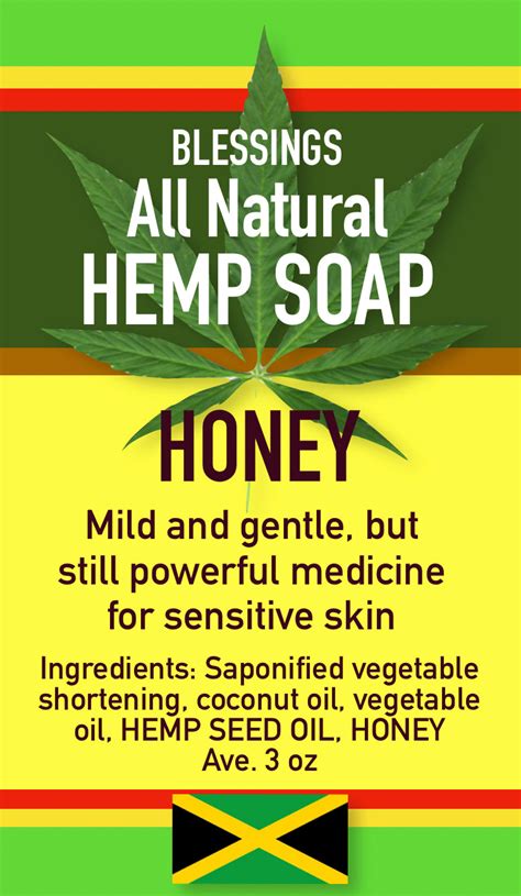 Hemp Honey Soap Blessings All Natural