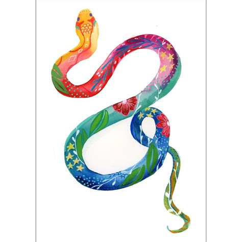 Giclee Art Prints Rainbow Serpent Magic Etsy Rainbow Serpent