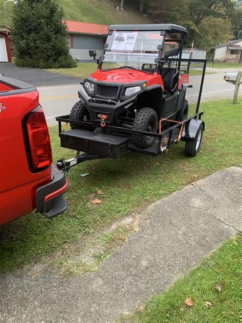 Carry On Trailer 5 Ft X 8 Ft Open Mesh Floor Utility Trailer Model 5x8sp At Tractor Supply