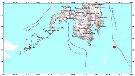 Magnitude 4 8 Quake Jolts Davao Occidental