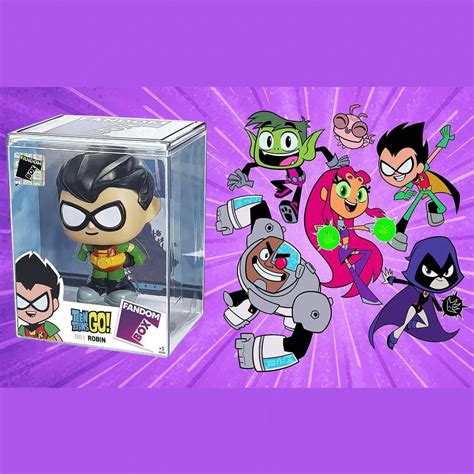 Boneco Colecionável Robin Fandom Box Jovens Titans Loja Zuza