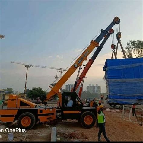 Hydraulic Crane Mobile Cranes F15 Farana Crane Services From Bommanahalli