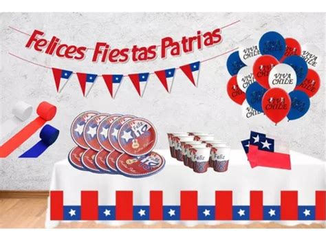 Pack Decoraci N Y Mesa Fiestas Patrias Para Personas