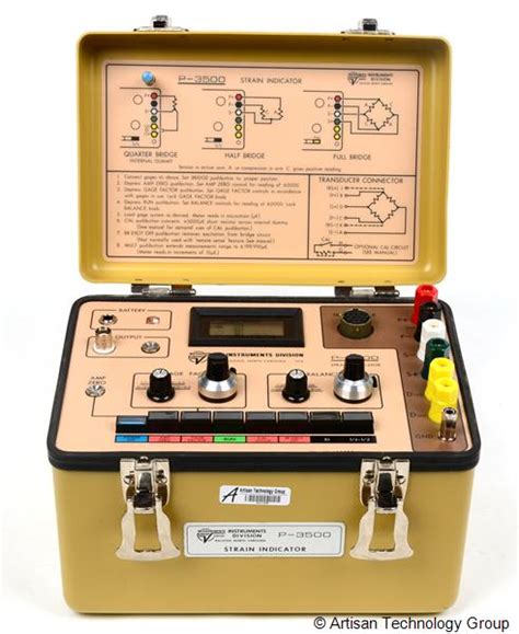 P 3500 Vishay Measurements Portable Strain Indicator ArtisanTG